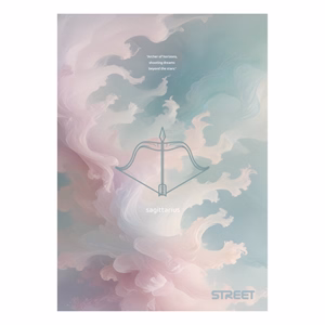 Füzet vonalas STREET A/4 54 lapos Zodiac margóval