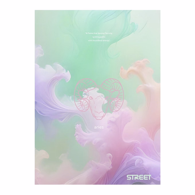 Füzet vonalas STREET A/4 54 lapos Zodiac margóval