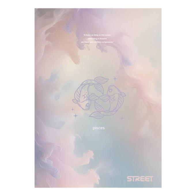 Füzet vonalas STREET A/4 54 lapos Zodiac margóval