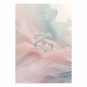 Füzet vonalas STREET A/4 54 lapos Zodiac margóval