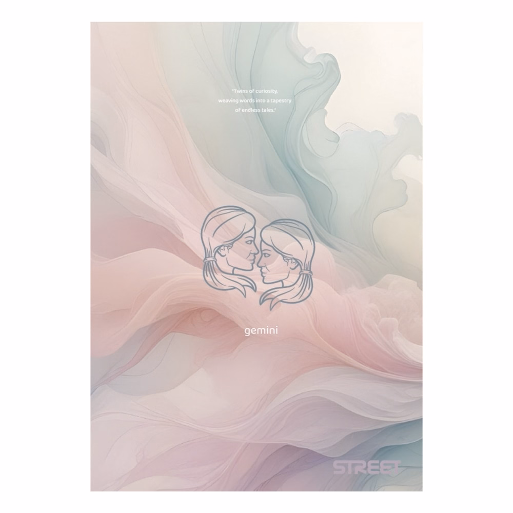 Füzet vonalas STREET A/4 54 lapos Zodiac margóval