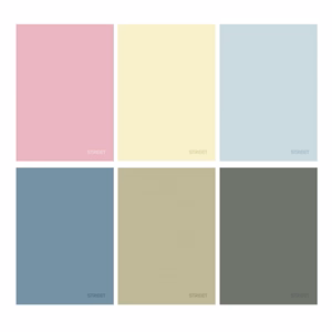 Füzet vonalas STREET A/5 54 lapos Colours margóval