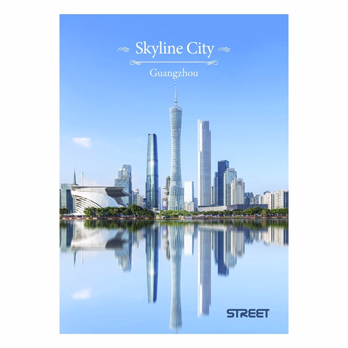 Füzet vonalas STREET A/5 54 lapos Skyline margóval