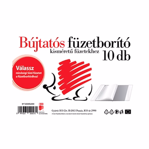 Füzetborító ICO Süni A/5 bújtatós 10 darabos
