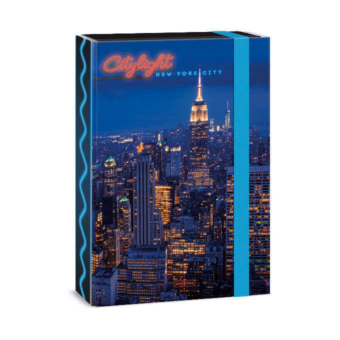 Füzetbox ARS UNA A/4 City light-New York