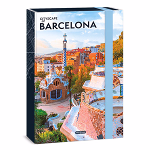 Füzetbox ARS UNA A/4 Cityscape-Barcelona