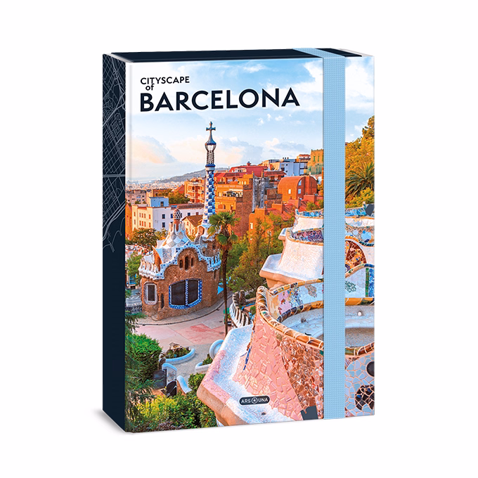 Füzetbox ARS UNA A/4 Cityscape-Barcelona