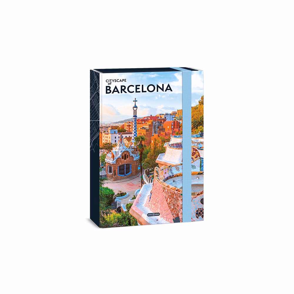 Füzetbox ARS UNA A/4 Cityscape-Barcelona