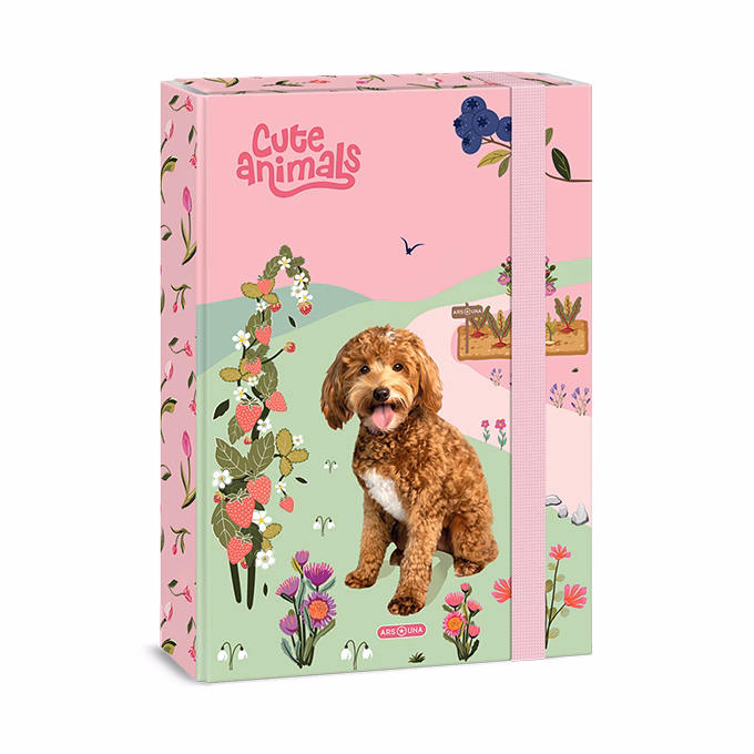 Füzetbox ARS UNA A/4 Cute Animals-Doggie