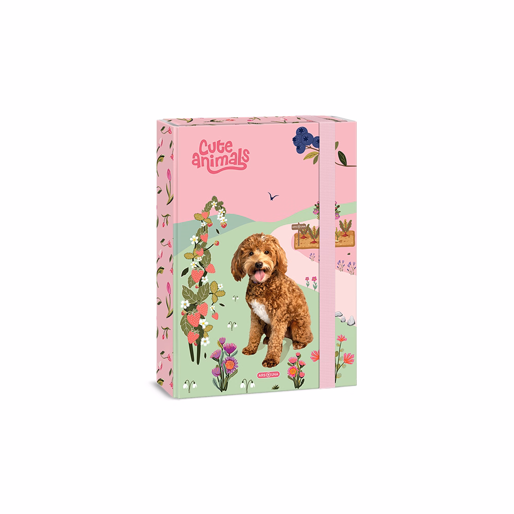 Füzetbox ARS UNA A/4 Cute Animals-Doggie