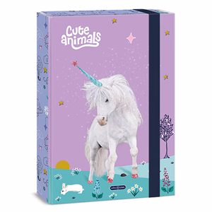 Füzetbox ARS UNA A/4 Cute Animals-Unicorn