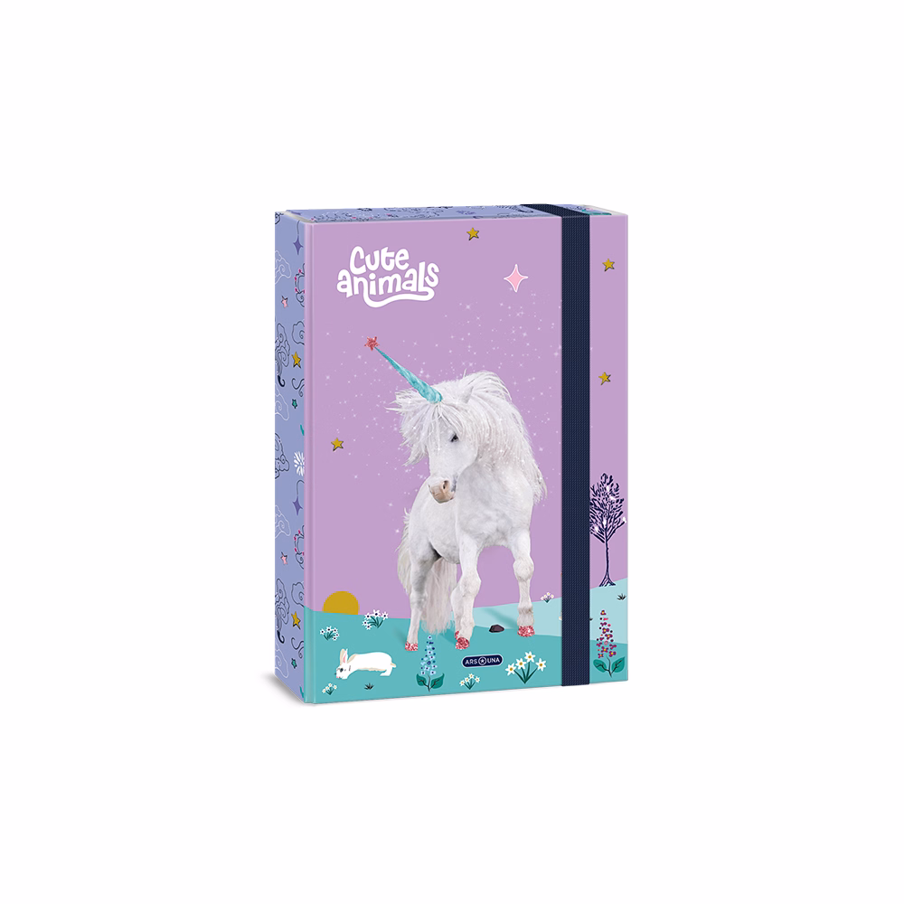 Füzetbox ARS UNA A/4 Cute Animals-Unicorn
