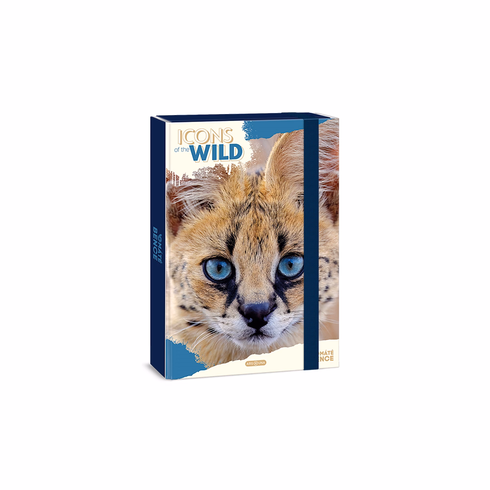 Füzetbox ARS UNA A/4 Icons of the Wild-Serval