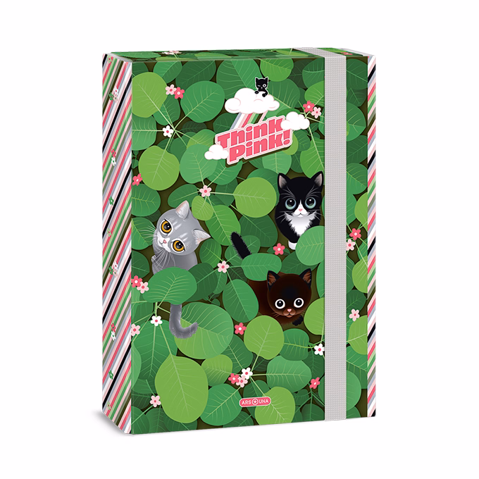 Füzetbox ARS UNA A/4 Think Pink