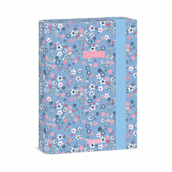 Füzetbox ARS UNA A/5 Pearl Blossom Blue