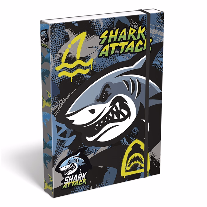 Füzetbox LIZZYSULI A/4 Shark Attack