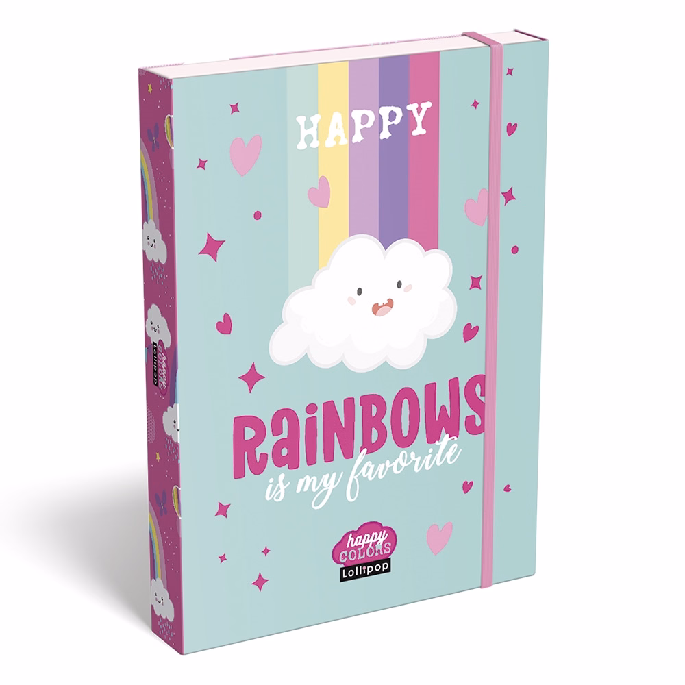 Füzetbox LIZZYSULI A/5 Lollipop Rainbow