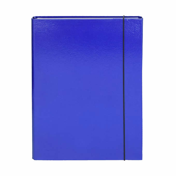 Füzetbox OPTIMA A/4 3 cm-es gerinccel sötétkék