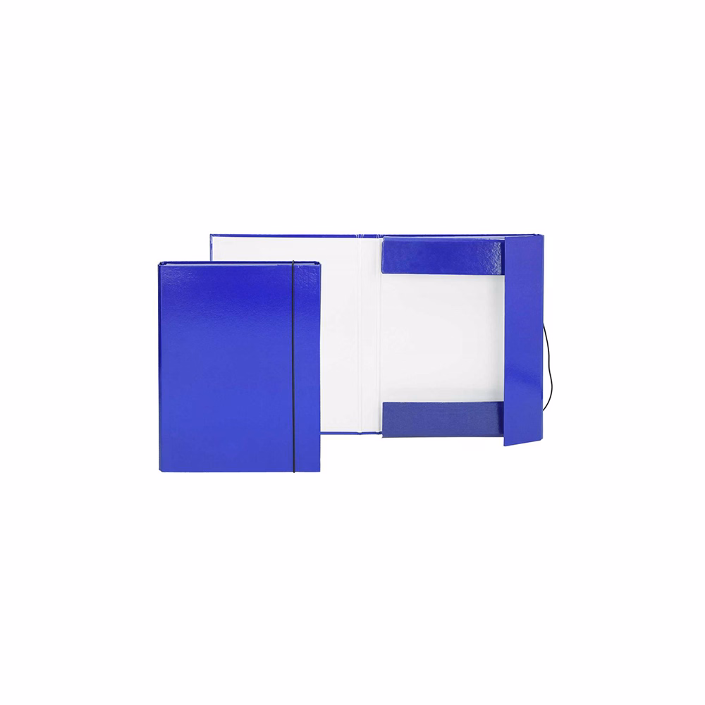 Füzetbox OPTIMA A/4 3 cm-es gerinccel sötétkék