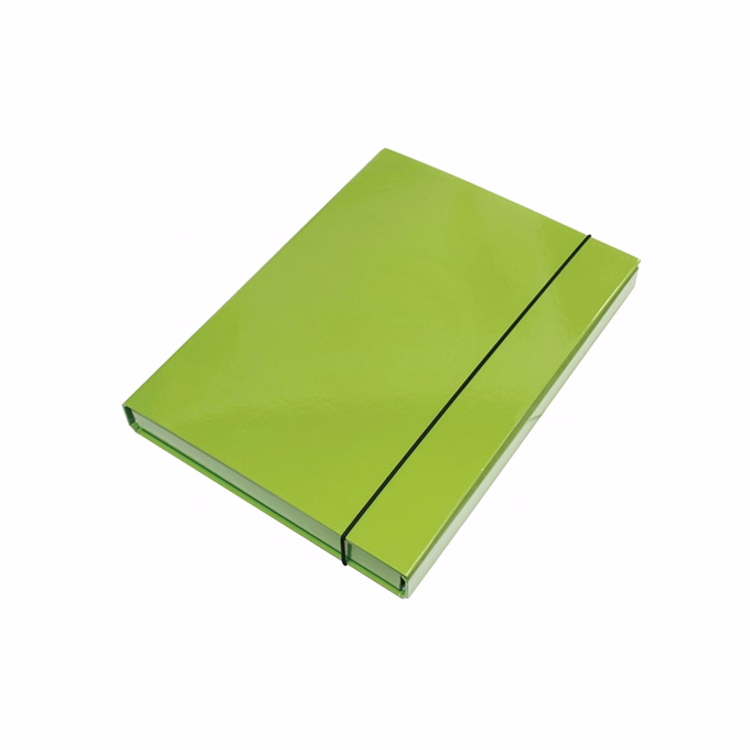 Füzetbox OPTIMA A/4 3 cm-es gerinccel zöld
