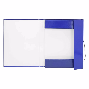 Füzetbox OPTIMA A/4 3 cm-es gerinccel sötétkék