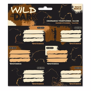 Füzetcímke ARS UNA 18 darabos Wild In The Dark