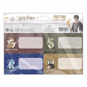 Füzetcímke HARRY POTTER 3x4 címke/csomag