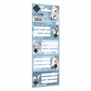 Füzetcímke LIZZYSULI 12 címke/csomag Wild Beauty Sport Club