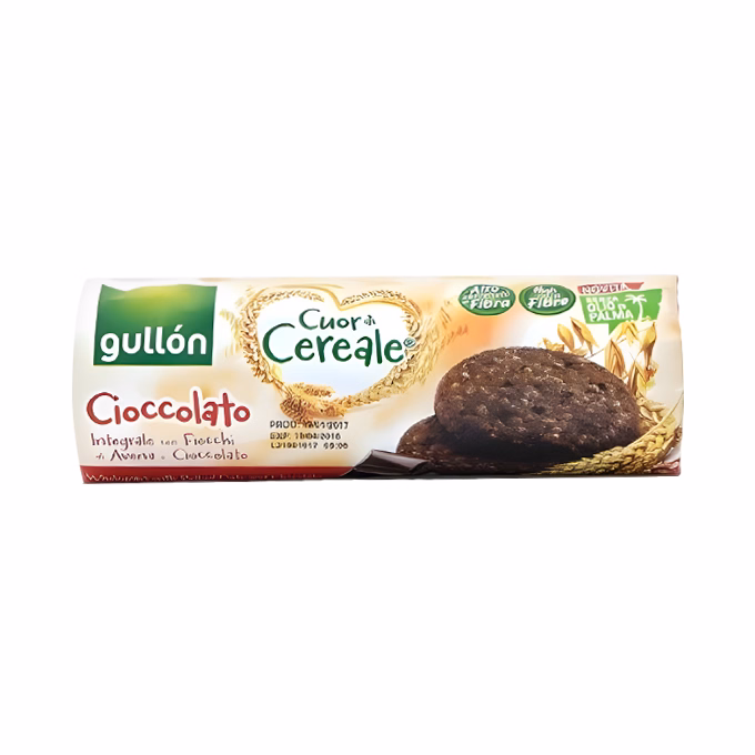Gabonakeksz GULLON élelmi rostban gazdag csokoládéval 280 g
