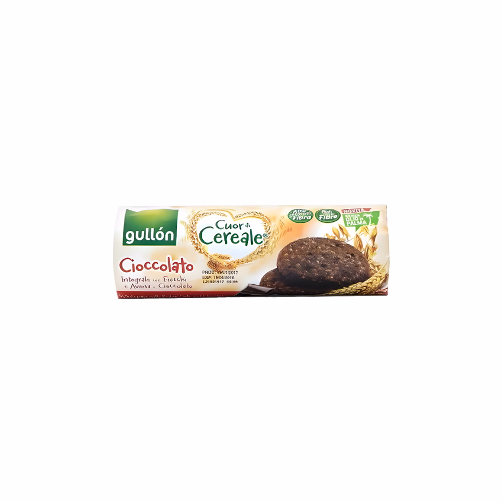 Gabonakeksz GULLON élelmi rostban gazdag csokoládéval 280 g
