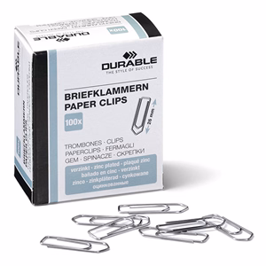 Gemkapocs DURABLE 26 mm cink 100 darabos