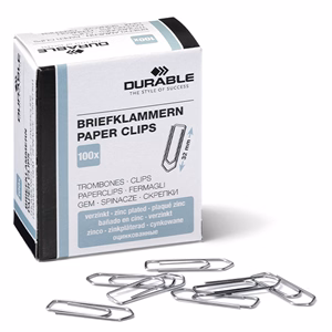 Gemkapocs DURABLE 32 mm cink 100 darabos