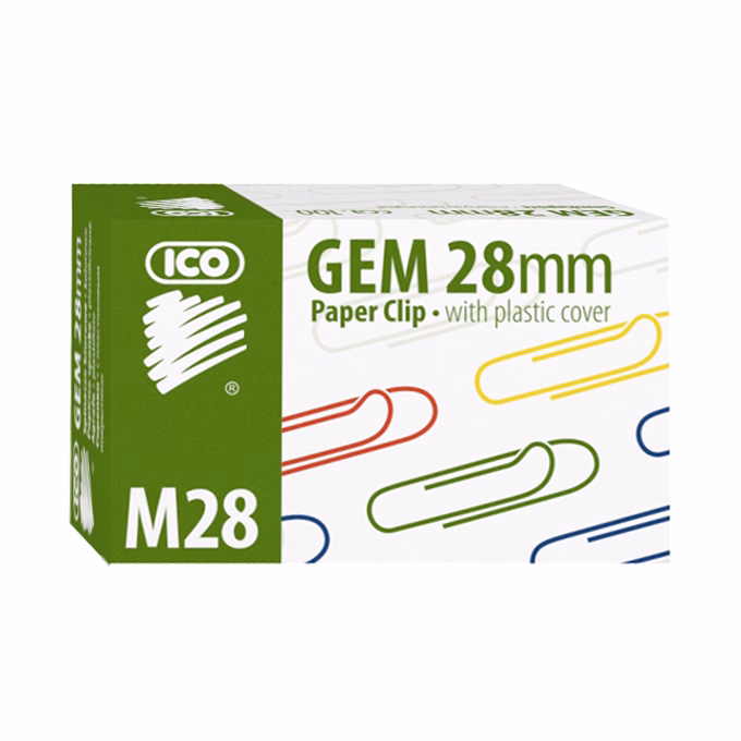 Gemkapocs ICO M28 28mm színes 100 darabos