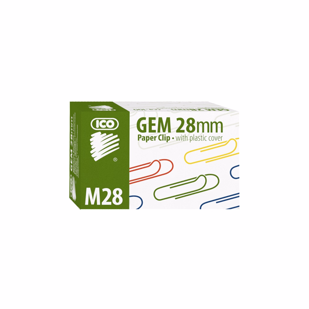 Gemkapocs ICO M28 28mm színes 100 darabos