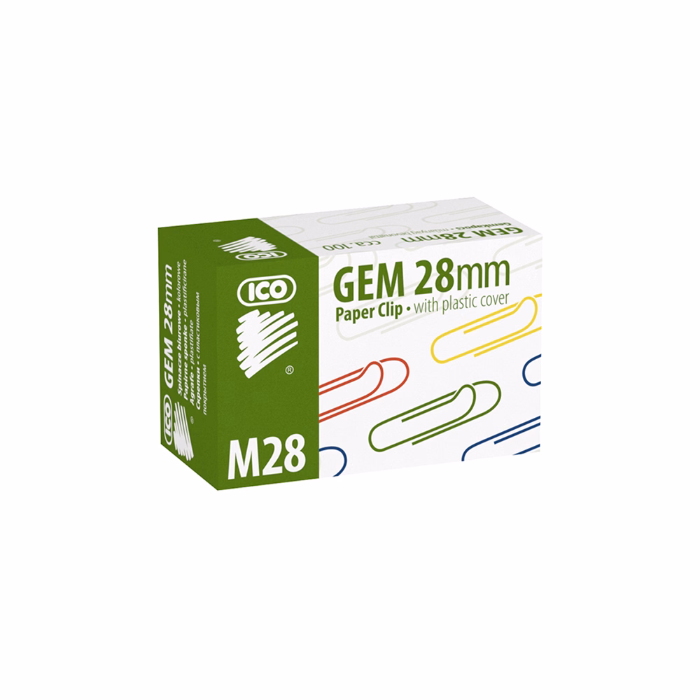 Gemkapocs ICO M28 28mm színes 100 darabos