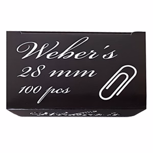 Gemkapocs WEBER`S 28mm nikkel 100 darabos