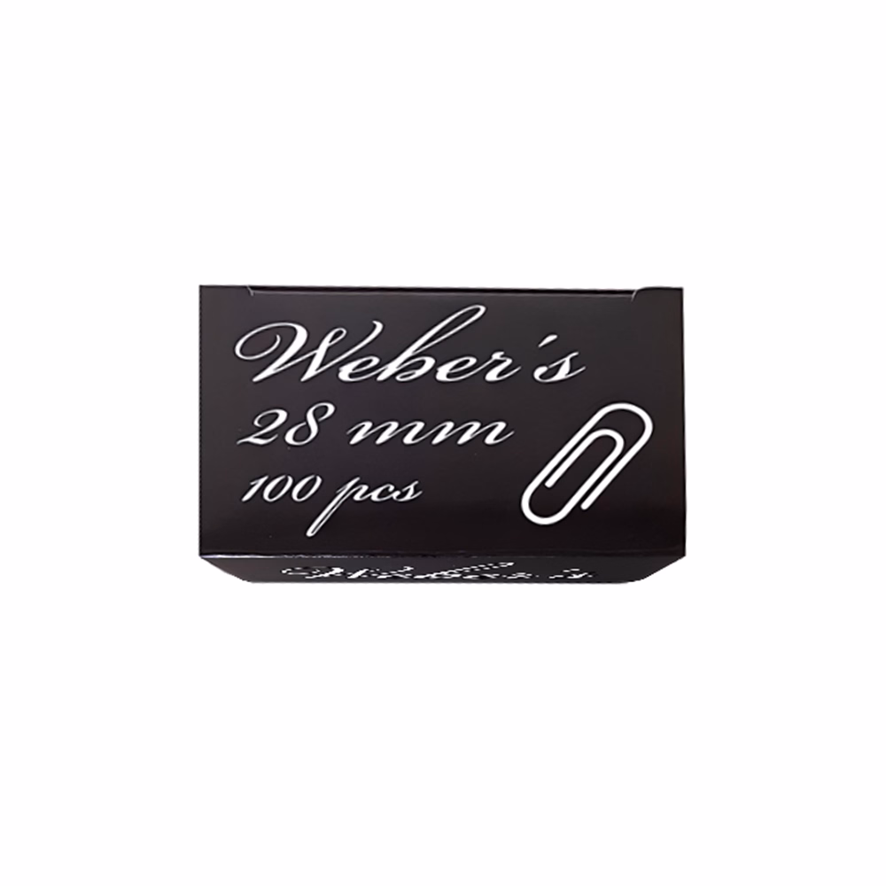 Gemkapocs WEBER`S 28mm nikkel 100 darabos