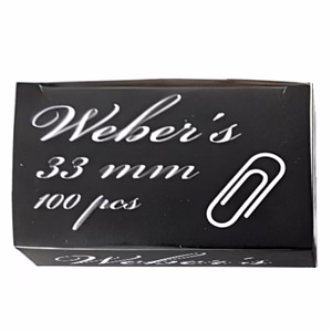 Gemkapocs WEBER`S 33mm nikkel 100 darabos