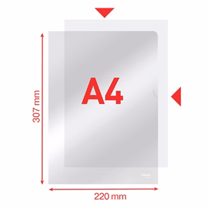 Genotherm "L" ESSELTE A/4 105 mikron luxus víztiszta 100 darabos