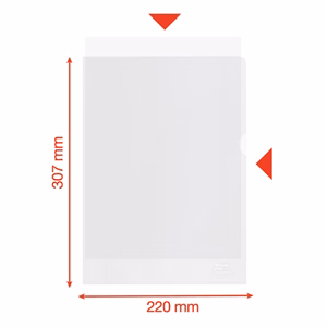 Genotherm "L" ESSELTE Recycled  A/4 100 mikron narancsos 100 darabos