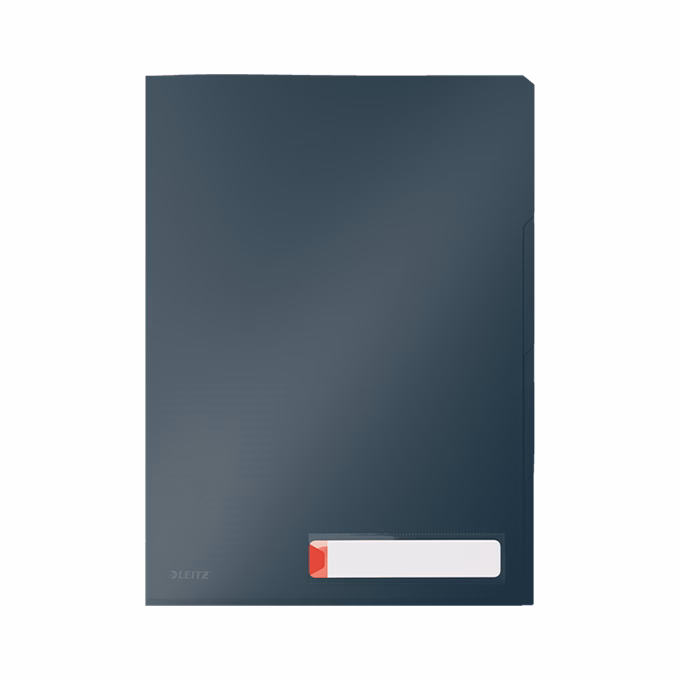 Genotherm "L" LEITZ Cosy Privacy A/4 200 mikron 3 zsebes  bársonyszürke 3 darabos