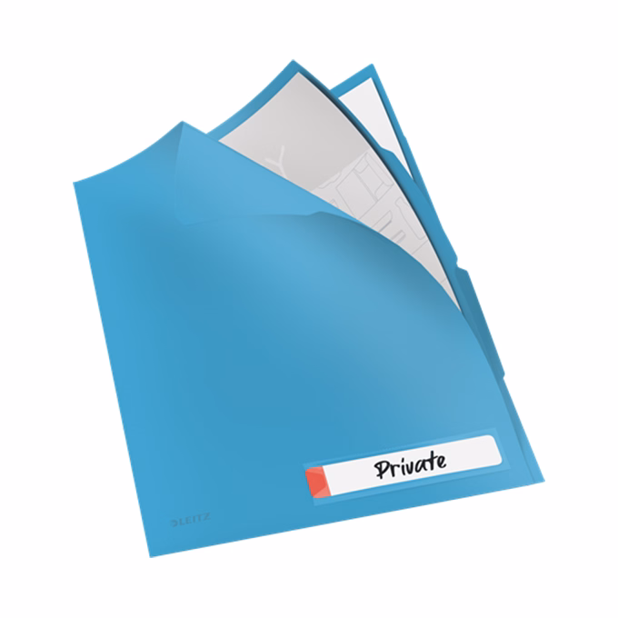 Genotherm "L" LEITZ Cosy Privacy A/4 200 mikron 3 zsebes nyugodtkék 3 darabos