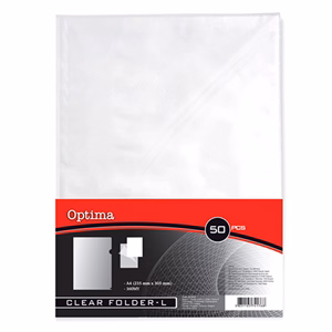 Genotherm "L" OPTIMA A/4 160 mikron víztiszta 50 darabos Genotherm "L" OPTIMA A/4 160 mikron víztiszta 50 darabos