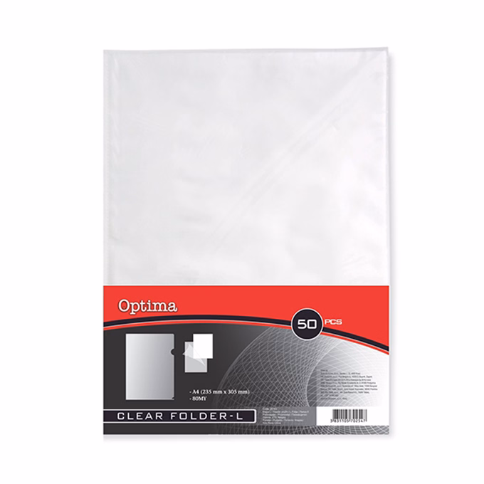 Genotherm "L" OPTIMA A/4 80 mikron víztiszta 50 darabos