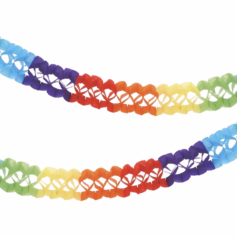 Girland JUNIOR színes papír multi-colour  0,70x2,5 m 2 db/csomag