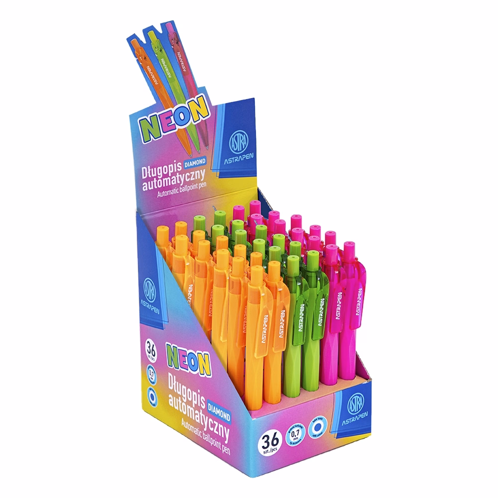 Golyóstoll ASTRA PEN Neon diamond neon 0,7 mm