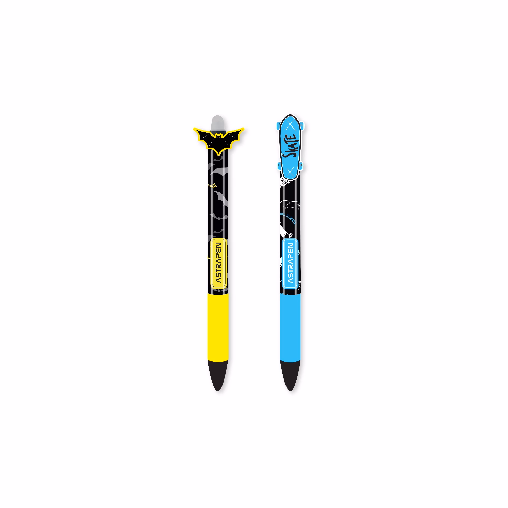 Golyóstoll ASTRA PEN radírozható Skate & Bats 0,5 mm