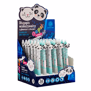 Golyóstoll ASTRA PEN radírozható animals 0,5 mm
