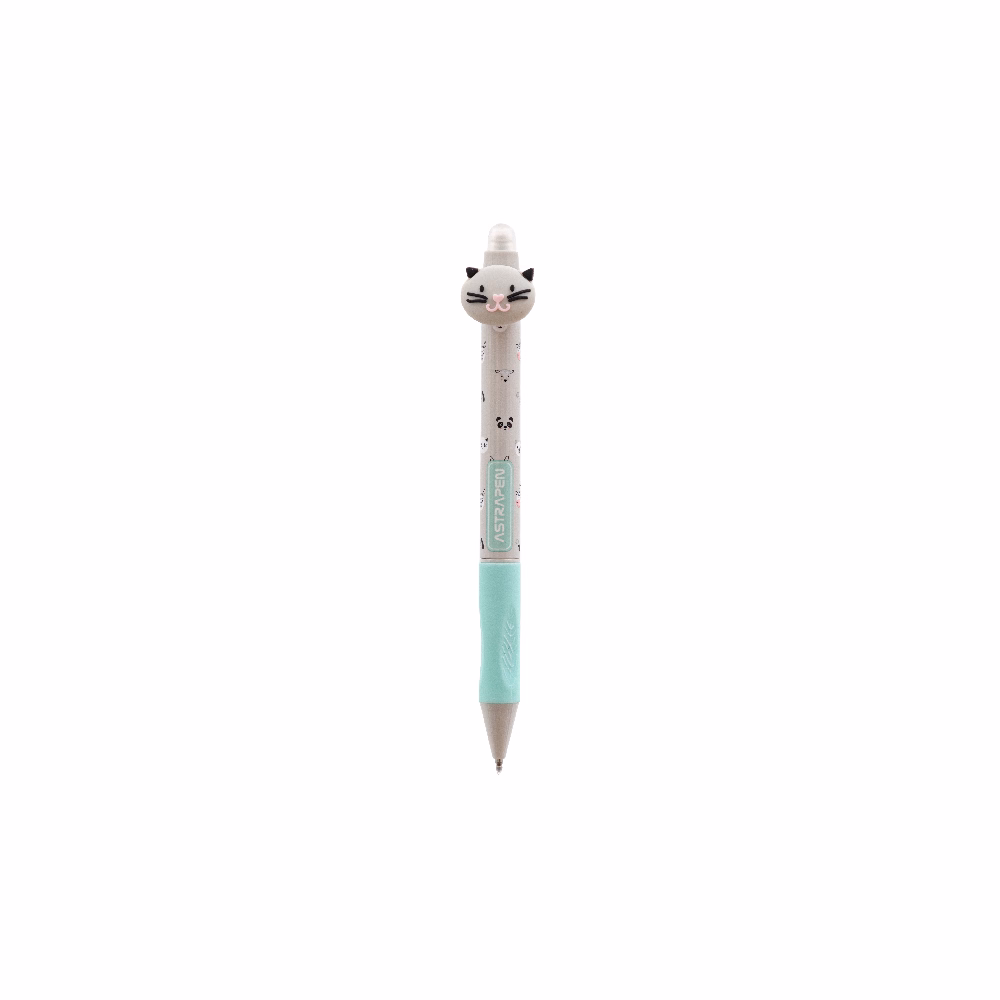 Golyóstoll ASTRA PEN radírozható animals 0,5 mm