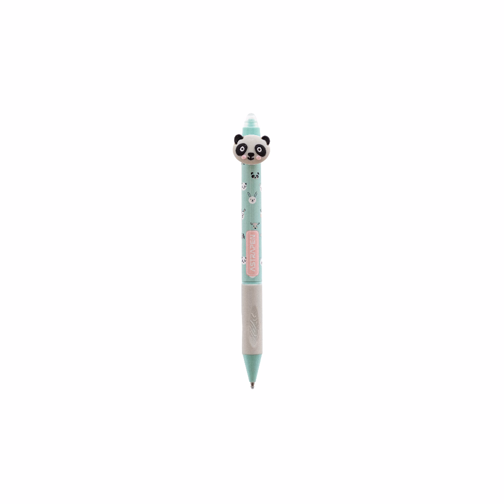 Golyóstoll ASTRA PEN radírozható animals 0,5 mm